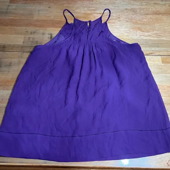 spaghetti strap purple top - Picture 2 of 2
